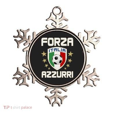 Forza Azzurri Italia Italy Shield Logo Soccer Team Ornament