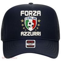 Forza Azzurri Italia Italy Shield Logo Soccer Team Hat thumb 0