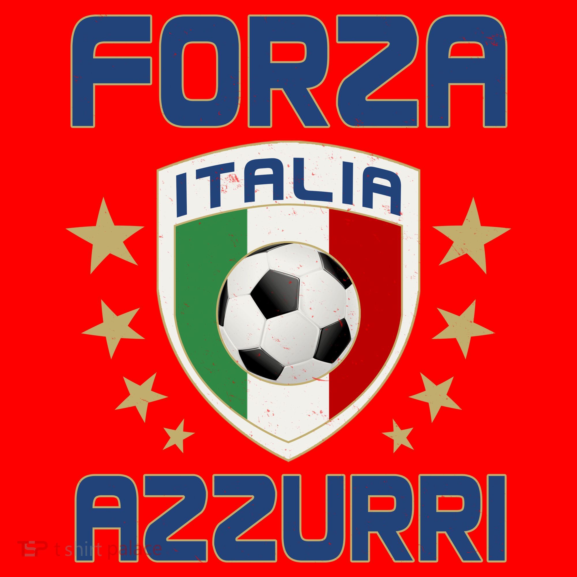 Forza Azzurri Italia Italy Shield Logo Soccer Team Santa Hat