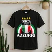 Forza Azzurri Italia Soccer Italian Team Flag 2021 T-Shirt thumb 2