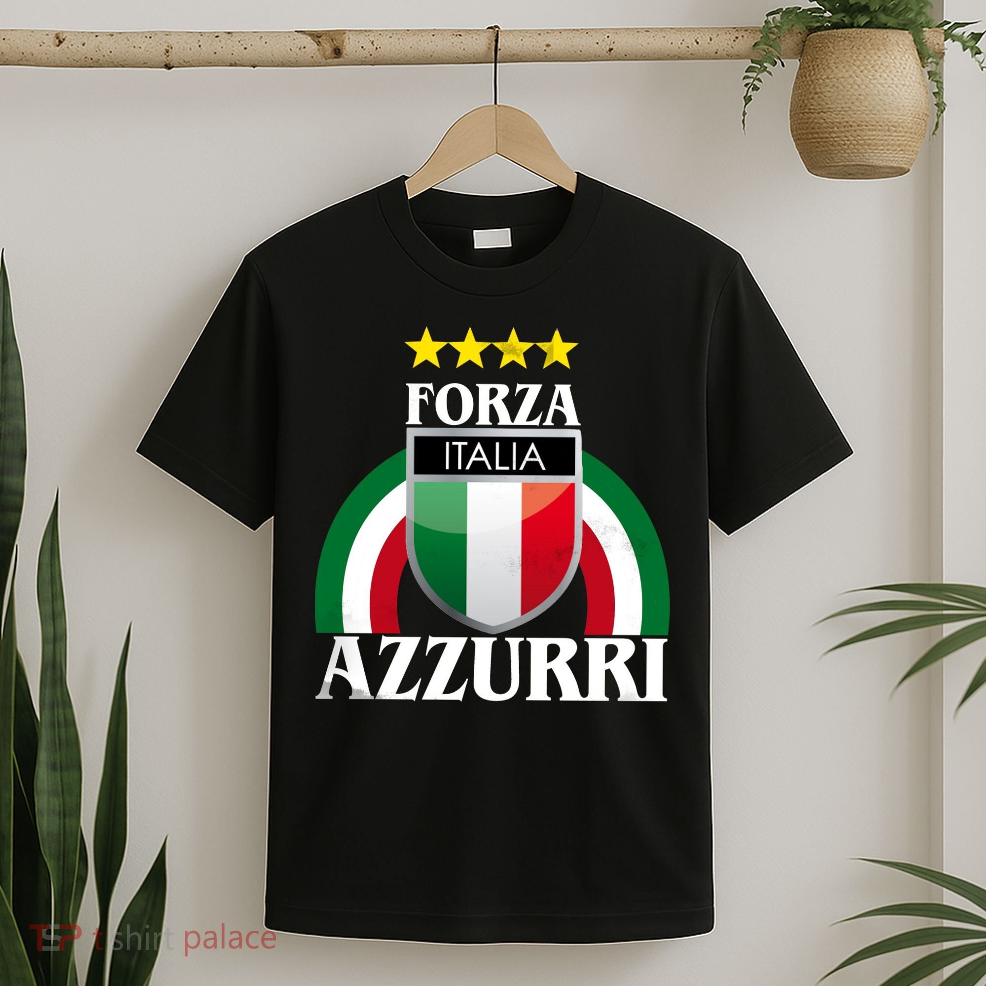 Forza Azzurri Italia Soccer Italian Team Flag 2021 T-Shirt