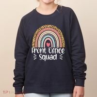 Front Office Squad Administrative Assistant School Secretary Women's Sweatshirt thumb 0