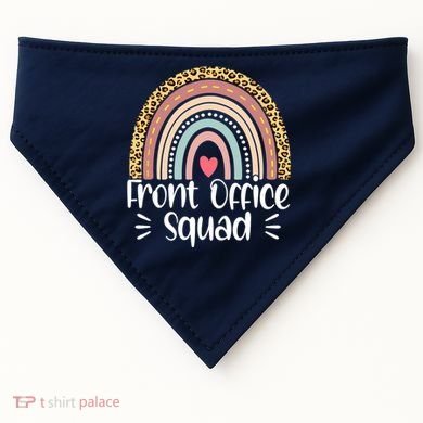 Front Office Squad Administrative Assistant School Secretary USA-Made Doggie Bandana