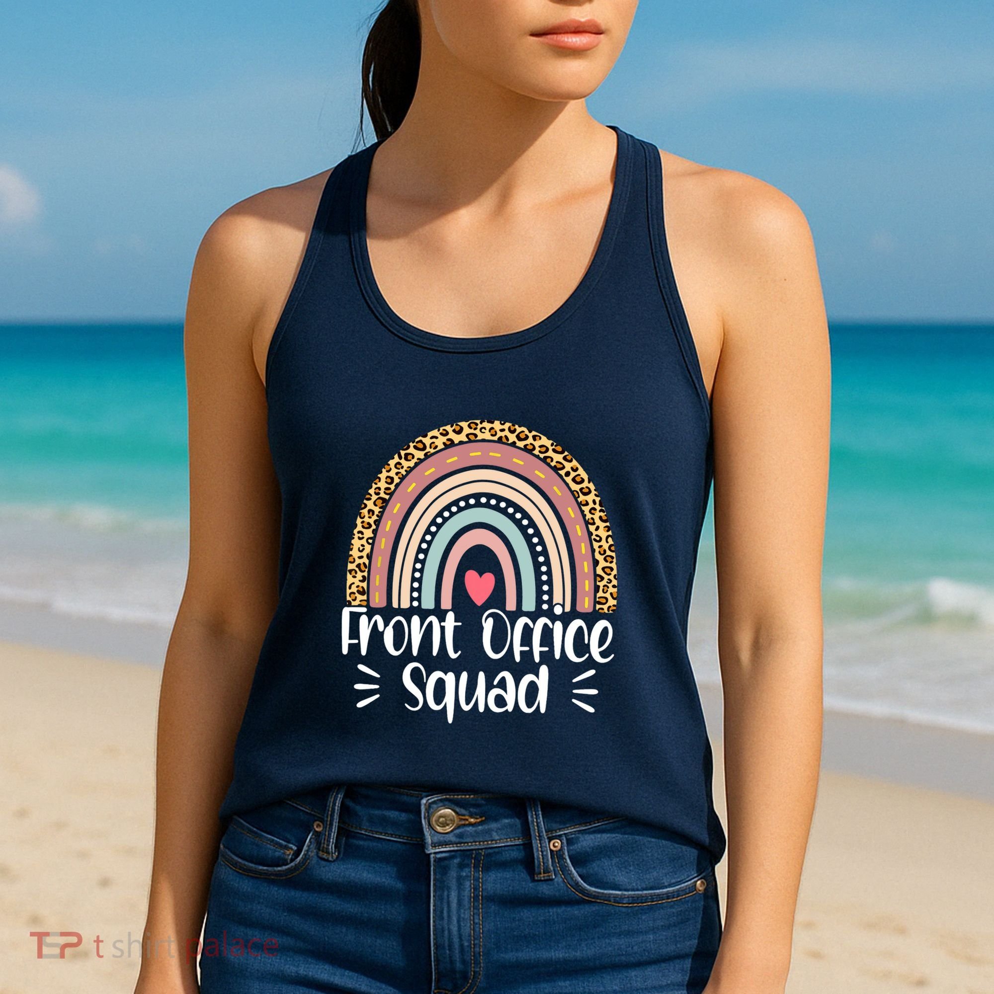 Front Office Squad Administrative Assistant School Secretary Women's Tank Top