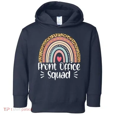 Front Office Squad Administrative Assistant School Secretary Toddler Hoodie