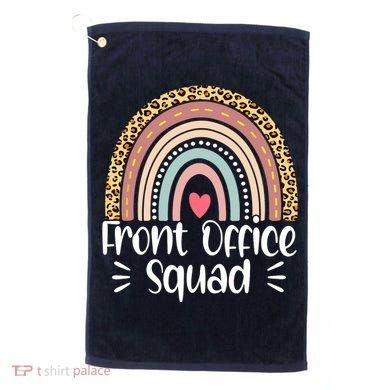 Front Office Squad Administrative Assistant School Secretary Golf Towel
