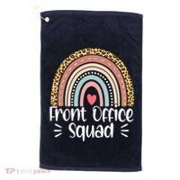 Front Office Squad Administrative Assistant School Secretary Golf Towel thumb 0
