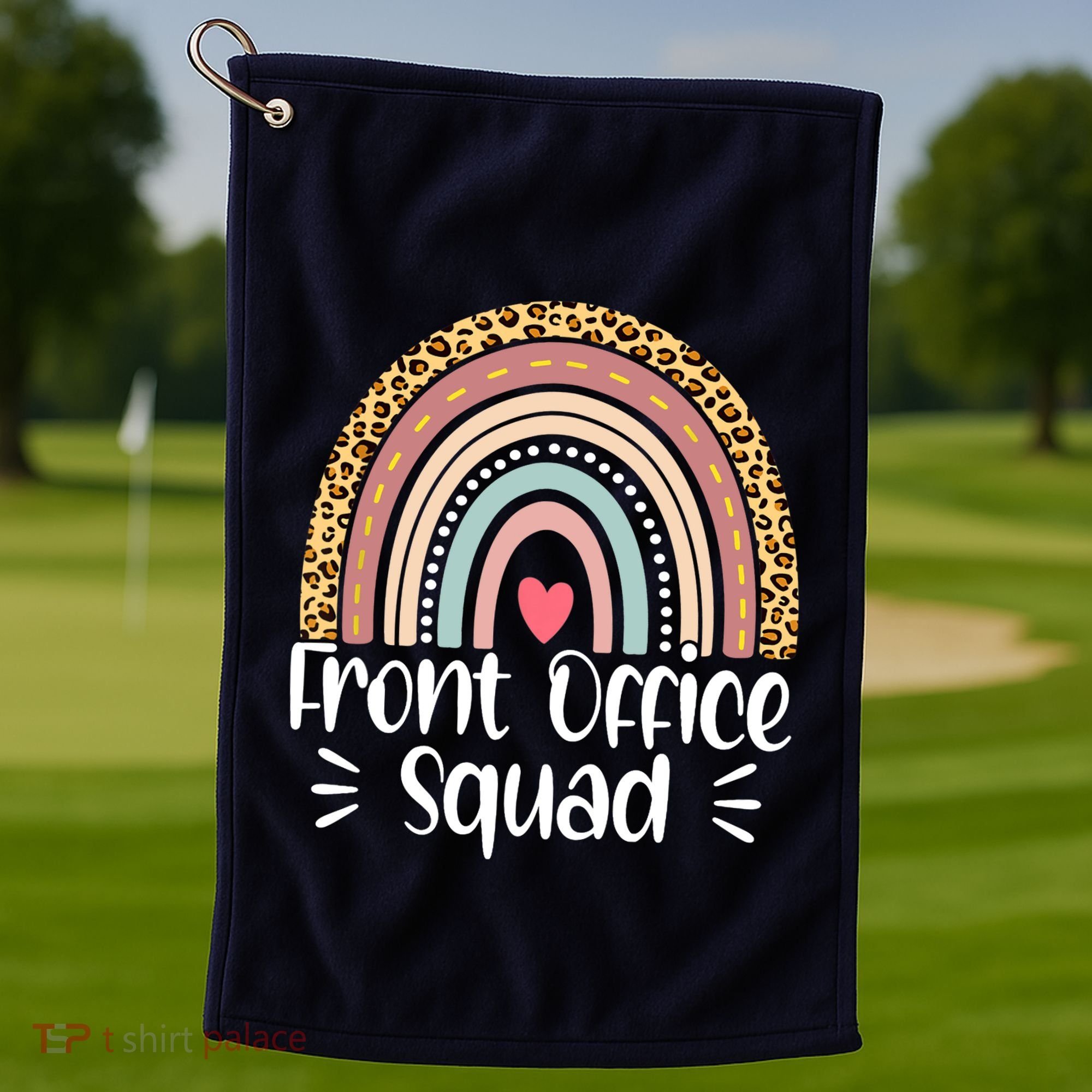Front Office Squad Administrative Assistant School Secretary Golf Towel