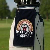Front Office Squad Administrative Assistant School Secretary Golf Towel thumb 2