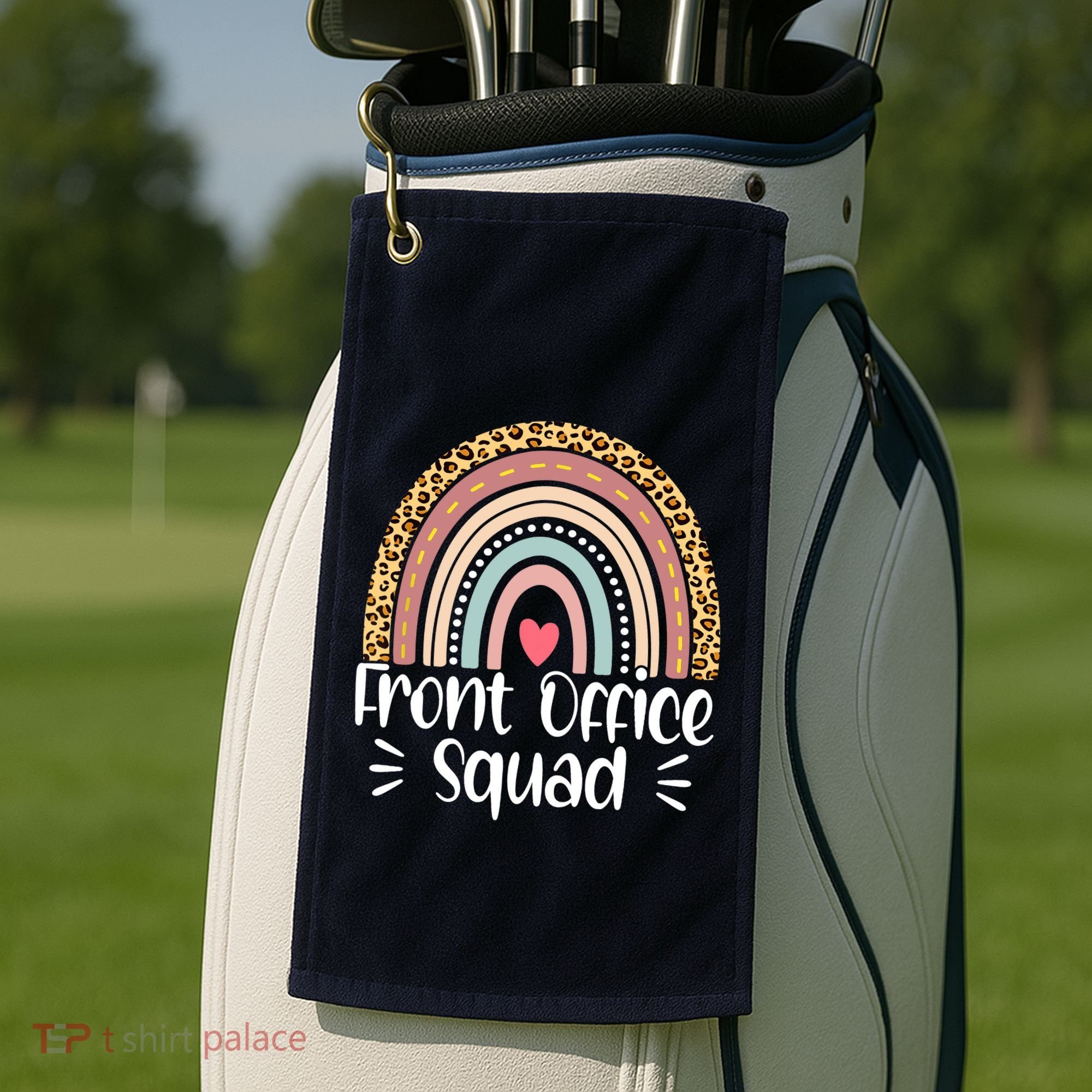 Front Office Squad Administrative Assistant School Secretary Golf Towel