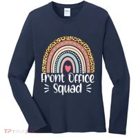 Front Office Squad Administrative Assistant School Secretary Women's Long Sleeve Shirt thumb 0