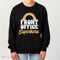 Front Office Superhero Secretary Administrative Assistant Women's Sweatshirt thumb 0