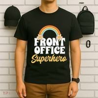 Front Office Superhero Secretary Administrative Assistant T-Shirt thumb 6