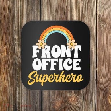 Front Office Superhero Secretary Administrative Assistant Coaster