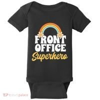 Front Office Superhero Secretary Administrative Assistant Baby Bodysuit thumb 0