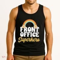 Front Office Superhero Secretary Administrative Assistant Tank Top thumb 3