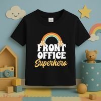 Front Office Superhero Secretary Administrative Assistant Toddler T-Shirt thumb 3