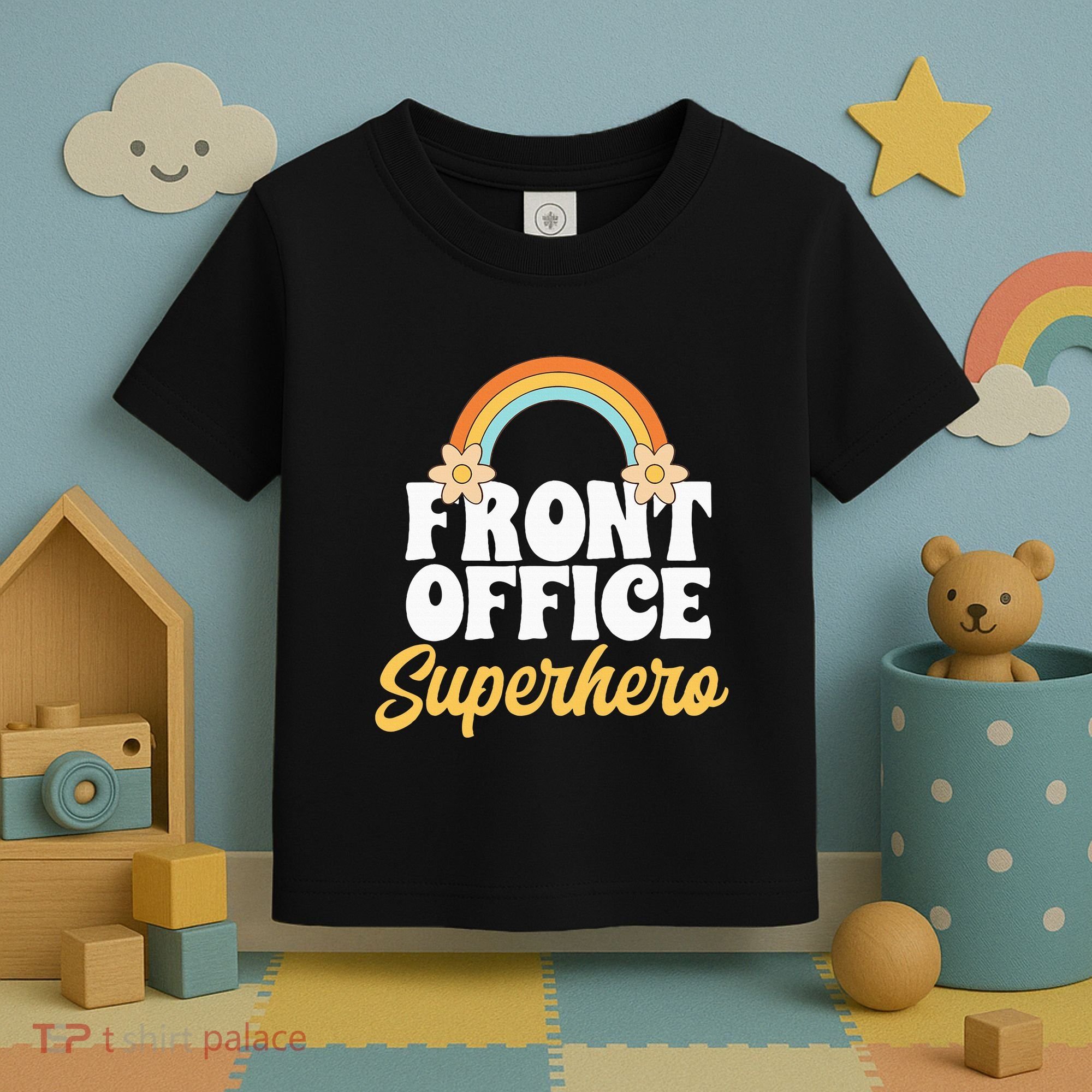 Front Office Superhero Secretary Administrative Assistant Toddler T-Shirt