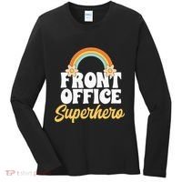 Front Office Superhero Secretary Administrative Assistant Women's Long Sleeve Shirt thumb 0