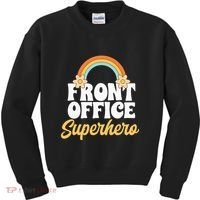 Front Office Superhero Secretary Administrative Assistant Kids Sweatshirt thumb 0
