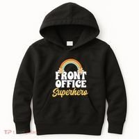 Front Office Superhero Secretary Administrative Assistant Kids Hoodie thumb 0