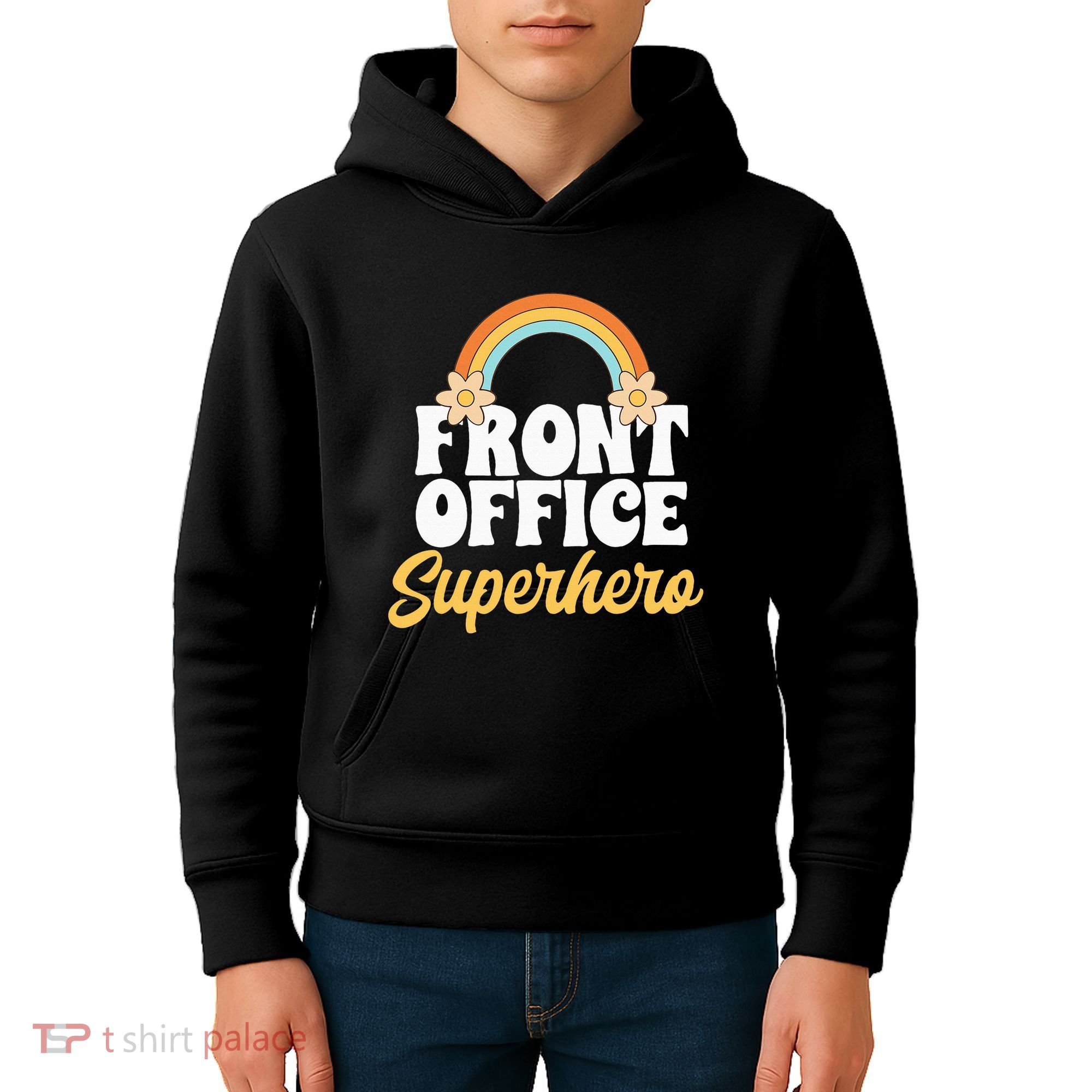 Front Office Superhero Secretary Administrative Assistant Kids Hoodie