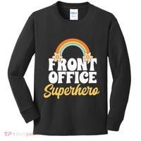Front Office Superhero Secretary Administrative Assistant Kids Long Sleeve Shirt thumb 0