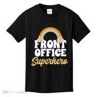 Front Office Superhero Secretary Administrative Assistant Kids T-Shirt thumb 0
