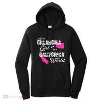 Funny Oklahoma S Just An Oklahoma Girl In A California Women's Hoodie thumb 0