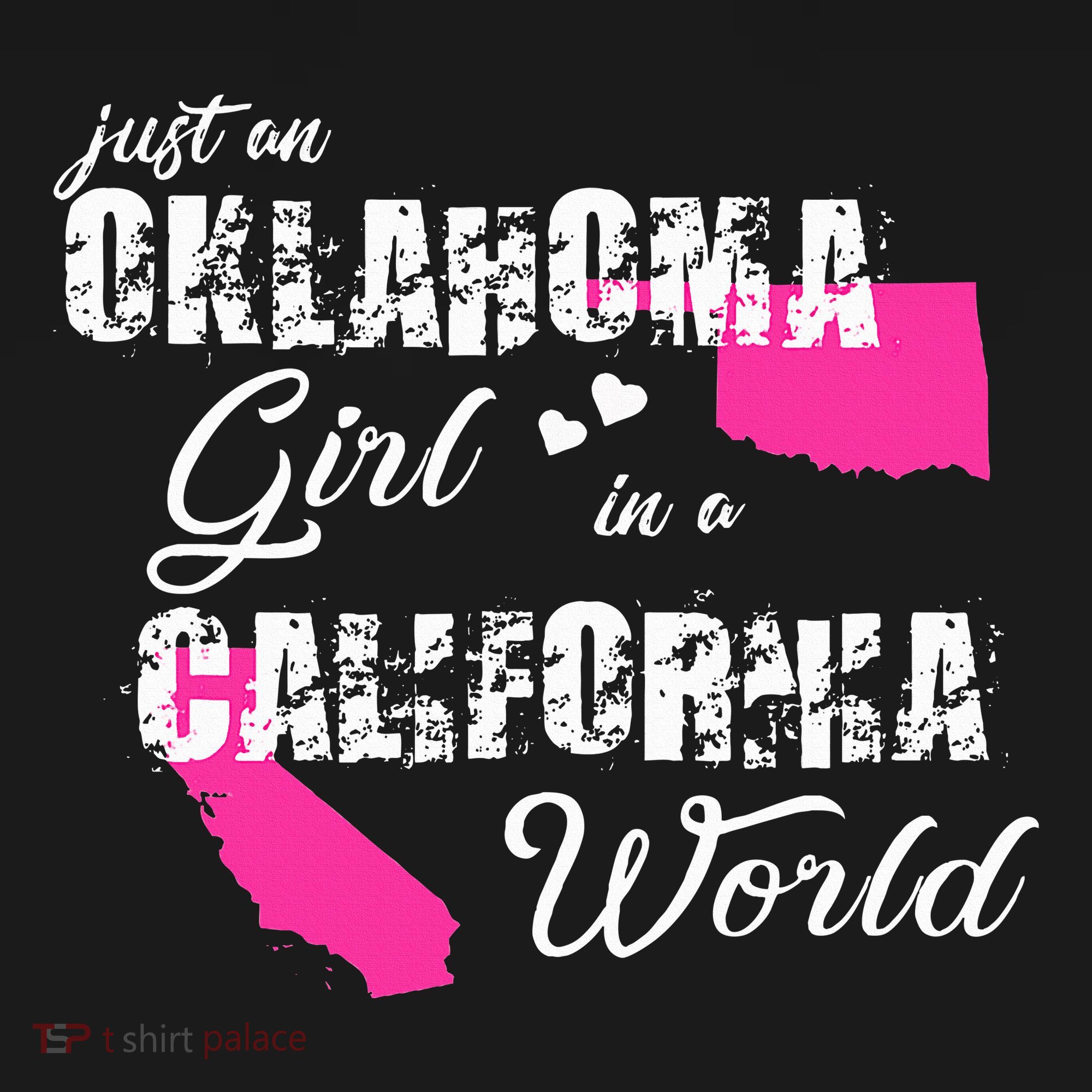 Funny Oklahoma S Just An Oklahoma Girl In A California Women's Hoodie