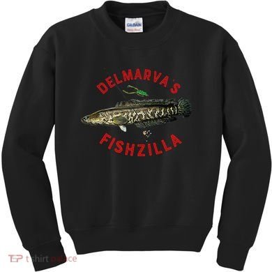 Fun Outdoors Snakehead Fishzilla Fishing Kids Sweatshirt