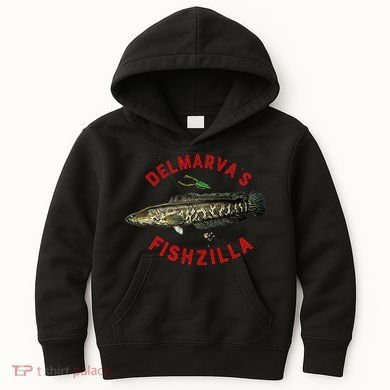 Fun Outdoors Snakehead Fishzilla Fishing Kids Hoodie