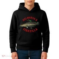 Fun Outdoors Snakehead Fishzilla Fishing Kids Hoodie thumb 4