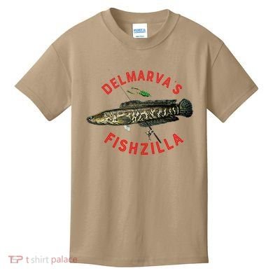 Fun Outdoors Snakehead Fishzilla Fishing Kids T-Shirt
