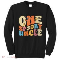 Funny One Spooky Uncle Groovy Cool Halloween Costume Sweatshirt thumb 0