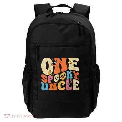 Funny One Spooky Uncle Groovy Cool Halloween Costume Backpack