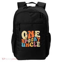 Funny One Spooky Uncle Groovy Cool Halloween Costume Backpack thumb 0