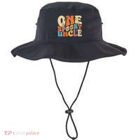 Funny One Spooky Uncle Groovy Cool Halloween Costume Bucket Hat thumb 0