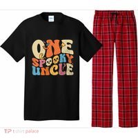 Funny One Spooky Uncle Groovy Cool Halloween Costume Pajama Set thumb 0
