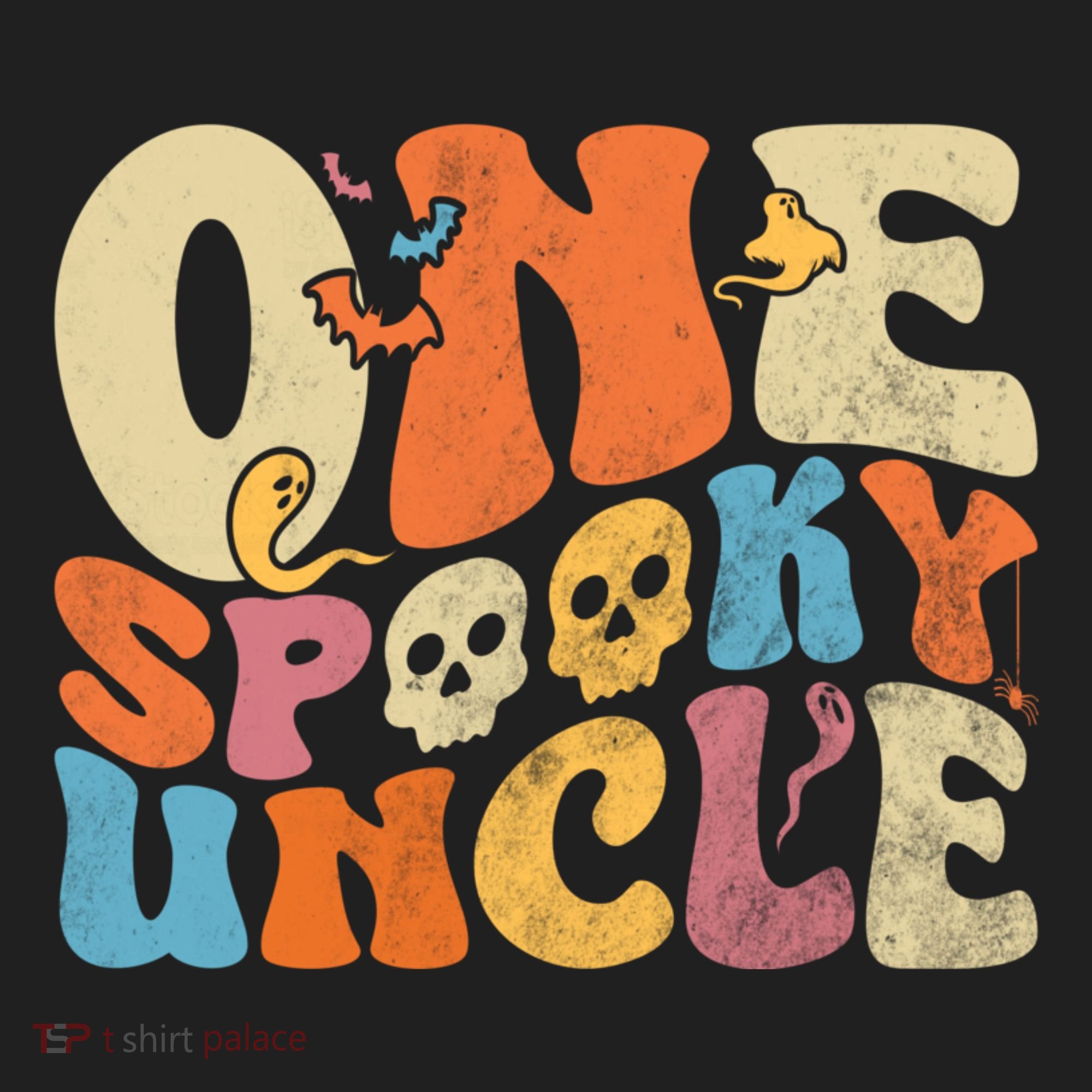 Funny One Spooky Uncle Groovy Cool Halloween Costume Tumbler