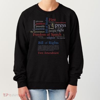 Freedom Of Speech 1st Amendment Women's Sweatshirt