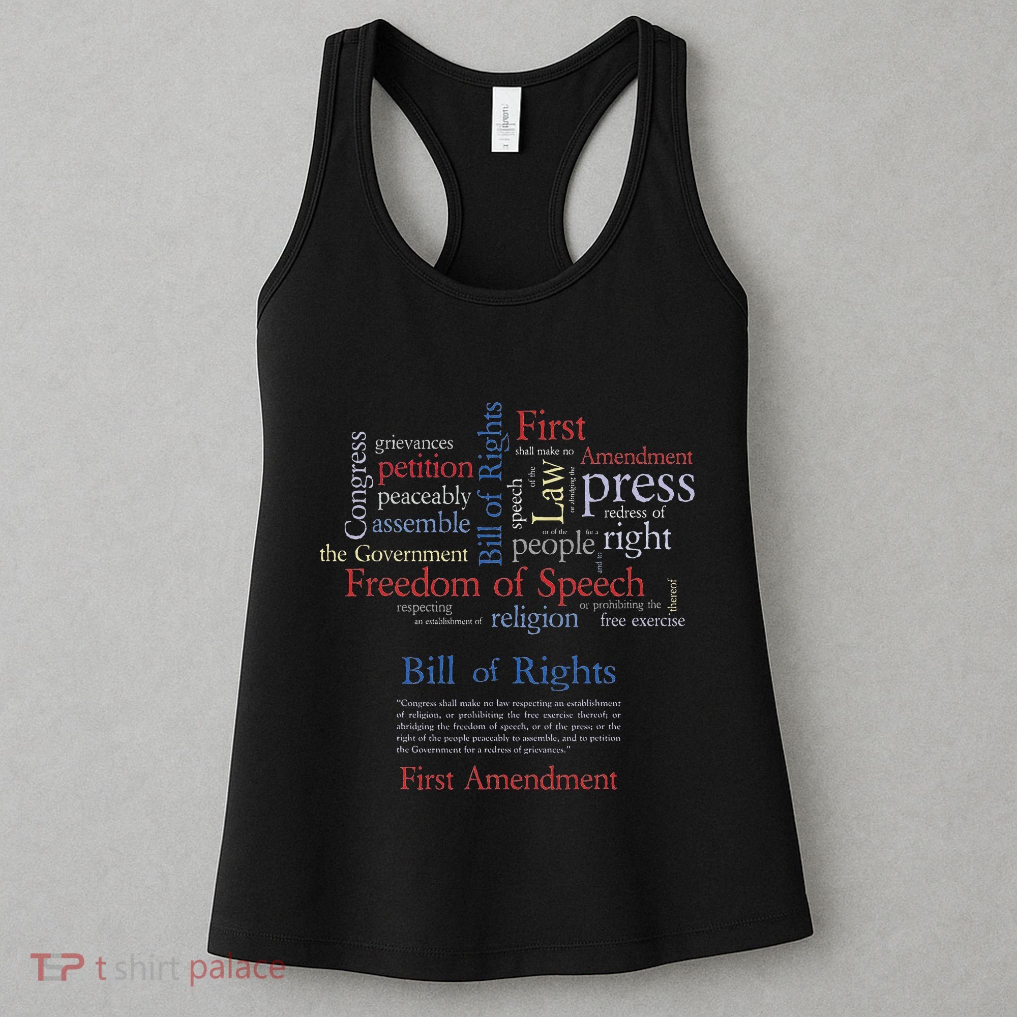 Freedom Of Speech 1st Amendment Women's Tank Top