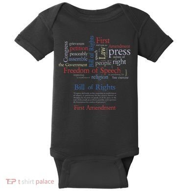 Freedom Of Speech 1st Amendment Baby Bodysuit