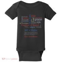 Freedom Of Speech 1st Amendment Baby Bodysuit thumb 0