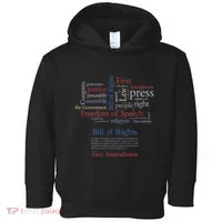 Freedom Of Speech 1st Amendment Toddler Hoodie thumb 0