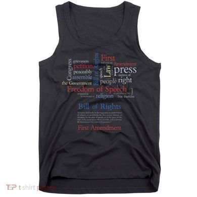 Freedom Of Speech 1st Amendment Tank Top