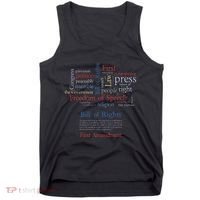 Freedom Of Speech 1st Amendment Tank Top thumb 0