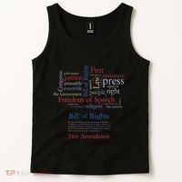 Freedom Of Speech 1st Amendment Tank Top thumb 2