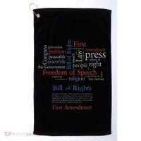 Freedom Of Speech 1st Amendment Golf Towel thumb 0