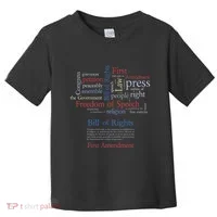 Freedom Of Speech 1st Amendment Toddler T-Shirt thumb 0